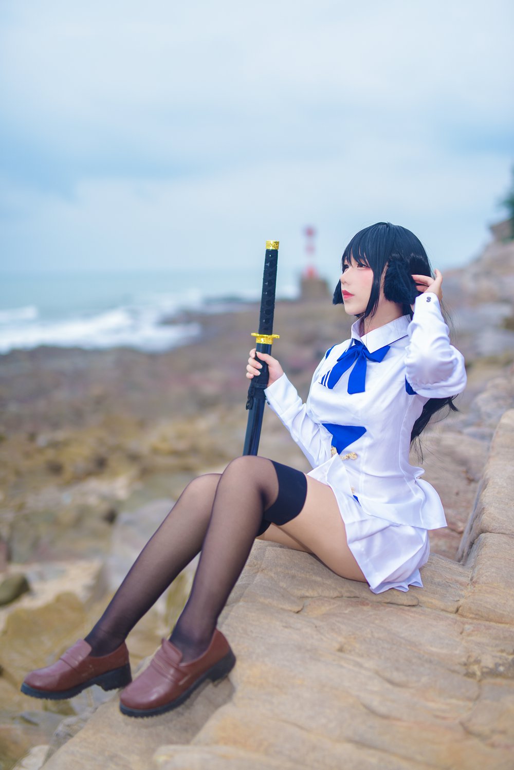 图片[25]-网红Coser@九曲Jean 碧蓝航线 海边 在线浏览 – 速更版-美库