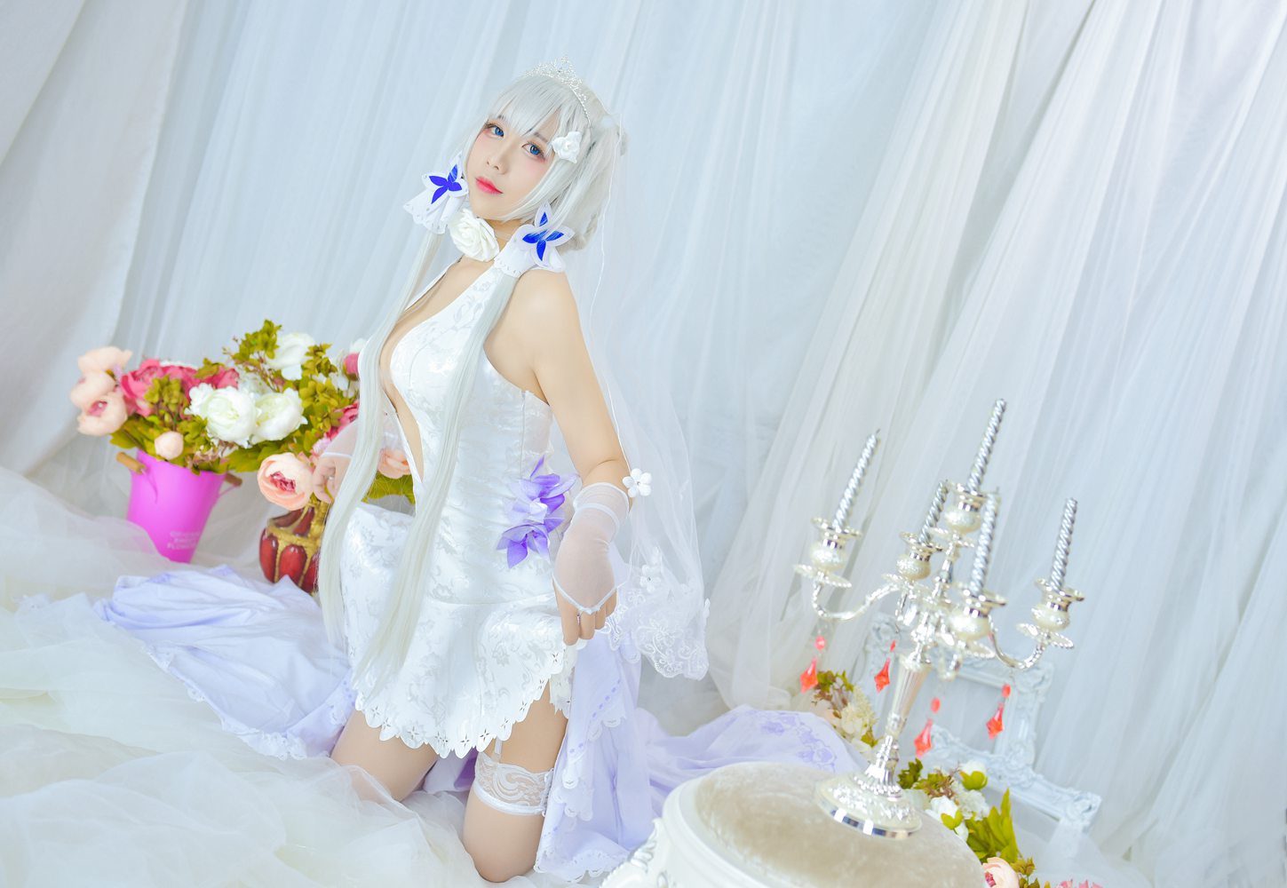 图片[12]-网红Coser@九曲Jean 婚纱 在线浏览 – 速更版-美库