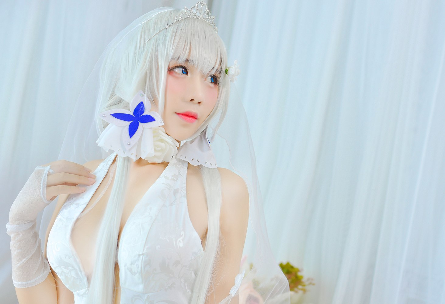 图片[18]-网红Coser@九曲Jean 婚纱 在线浏览 – 速更版-美库
