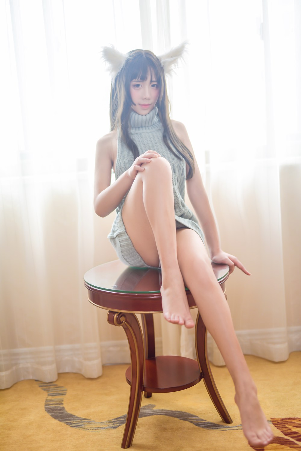 图片[20]-网红Coser@九曲Jean 露背毛衣 在线浏览 – 速更版-美库