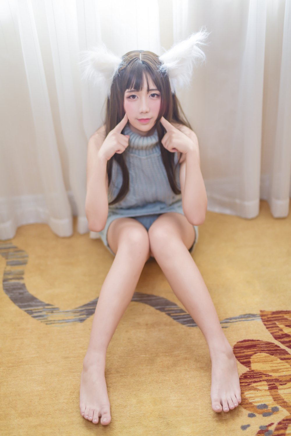 图片[26]-网红Coser@九曲Jean 露背毛衣 在线浏览 – 速更版-美库