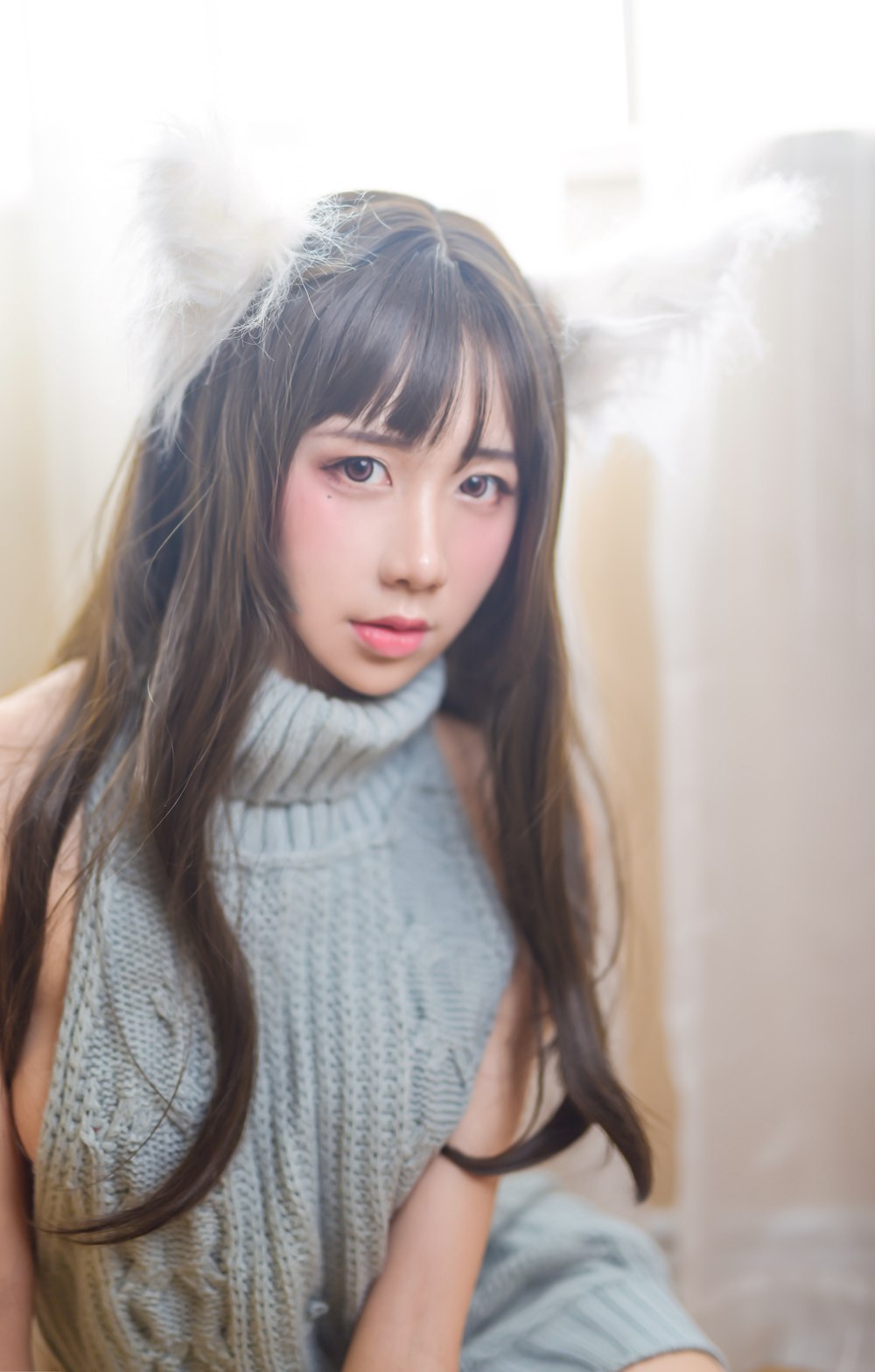 图片[29]-网红Coser@九曲Jean 露背毛衣 在线浏览 – 速更版-美库