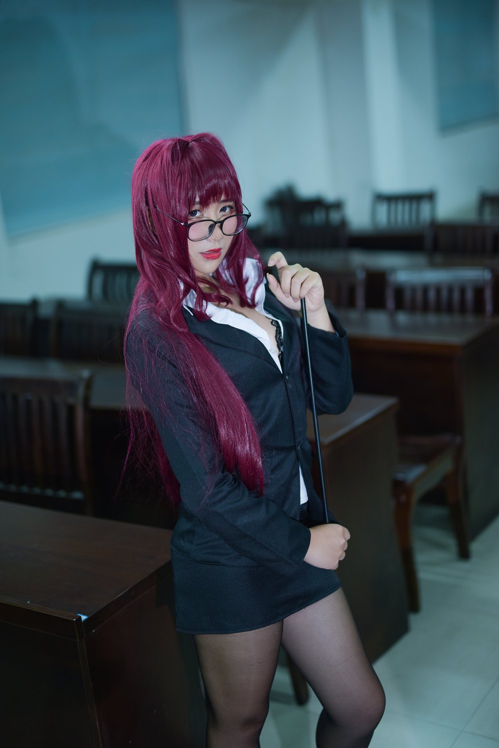 图片[24]-网红Coser@九曲Jean 斯卡哈 老师 在线浏览 – 速更版-美库