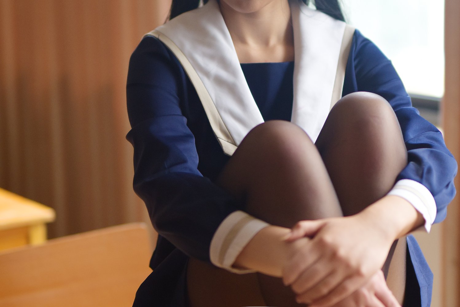 图片[10]-网红Coser@九曲Jean JK露脐制服 在线浏览 – 速更版-美库