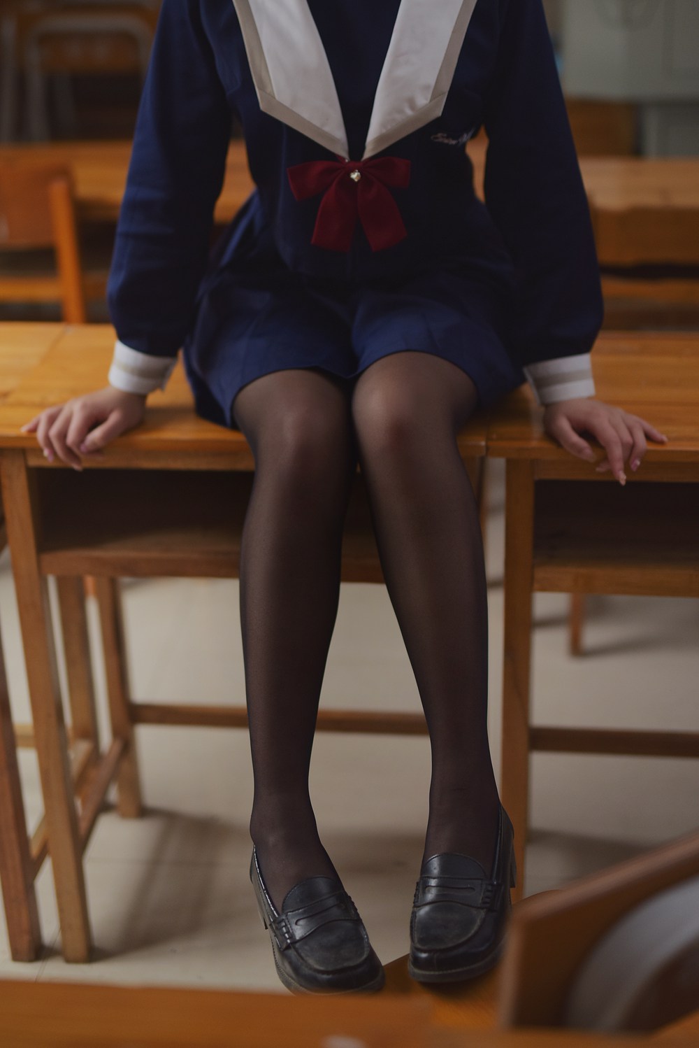 图片[25]-网红Coser@九曲Jean JK露脐制服 在线浏览 – 速更版-美库