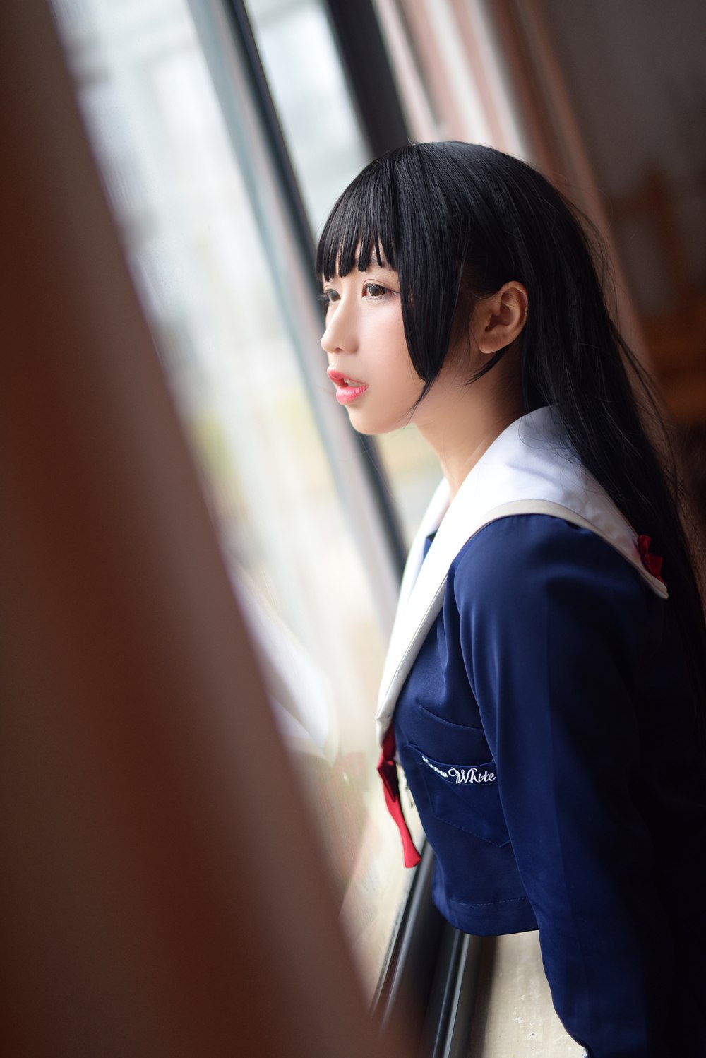 图片[27]-网红Coser@九曲Jean JK露脐制服 在线浏览 – 速更版-美库