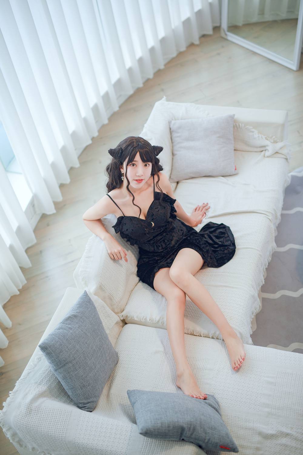 图片[12]-微博红人动漫Coser@黑川 小恶魔黑裙子完成图 在线浏览 – 速更版-美库