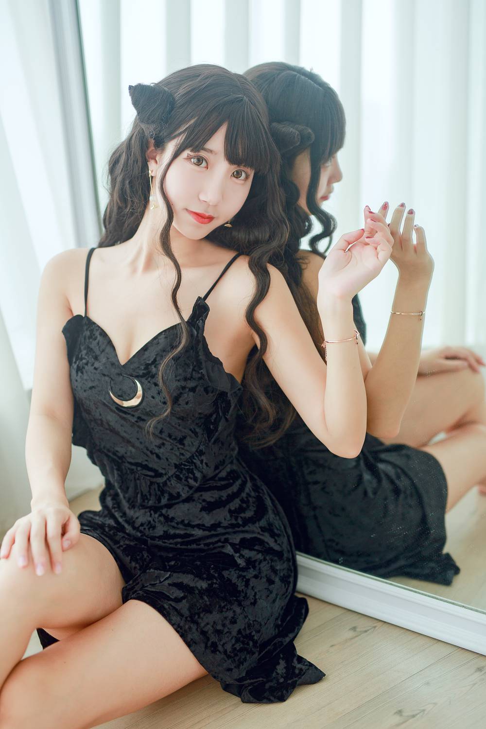 图片[20]-微博红人动漫Coser@黑川 小恶魔黑裙子完成图 在线浏览 – 速更版-美库