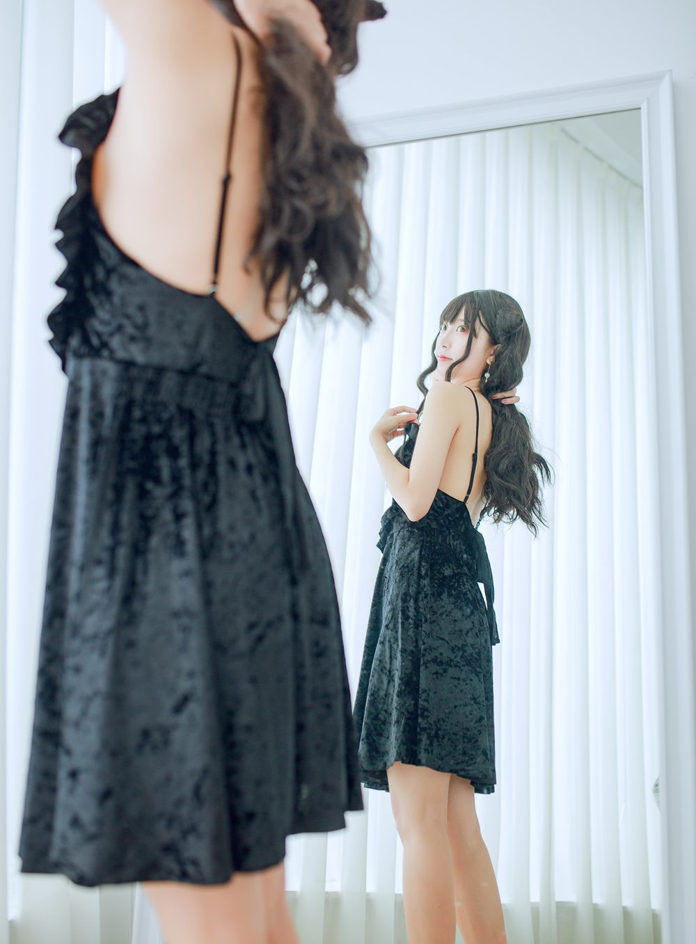 图片[24]-微博红人动漫Coser@黑川 小恶魔黑裙子完成图 在线浏览 – 速更版-美库