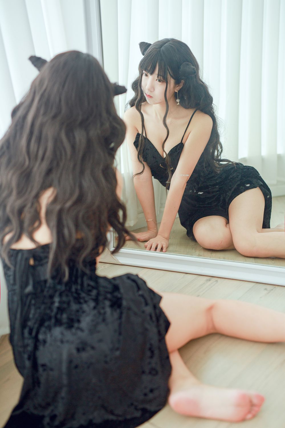 图片[27]-微博红人动漫Coser@黑川 小恶魔黑裙子完成图 在线浏览 – 速更版-美库