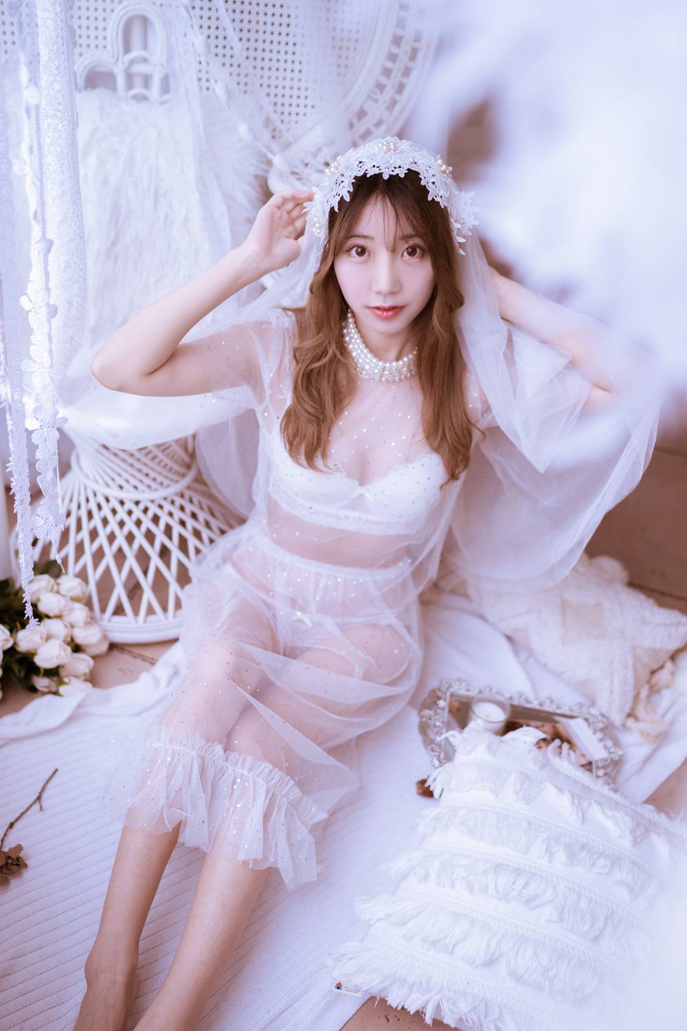 图片[18]-微博红人动漫Coser@黑川 年上彼女 白色婚纱 在线浏览 – 速更版-美库