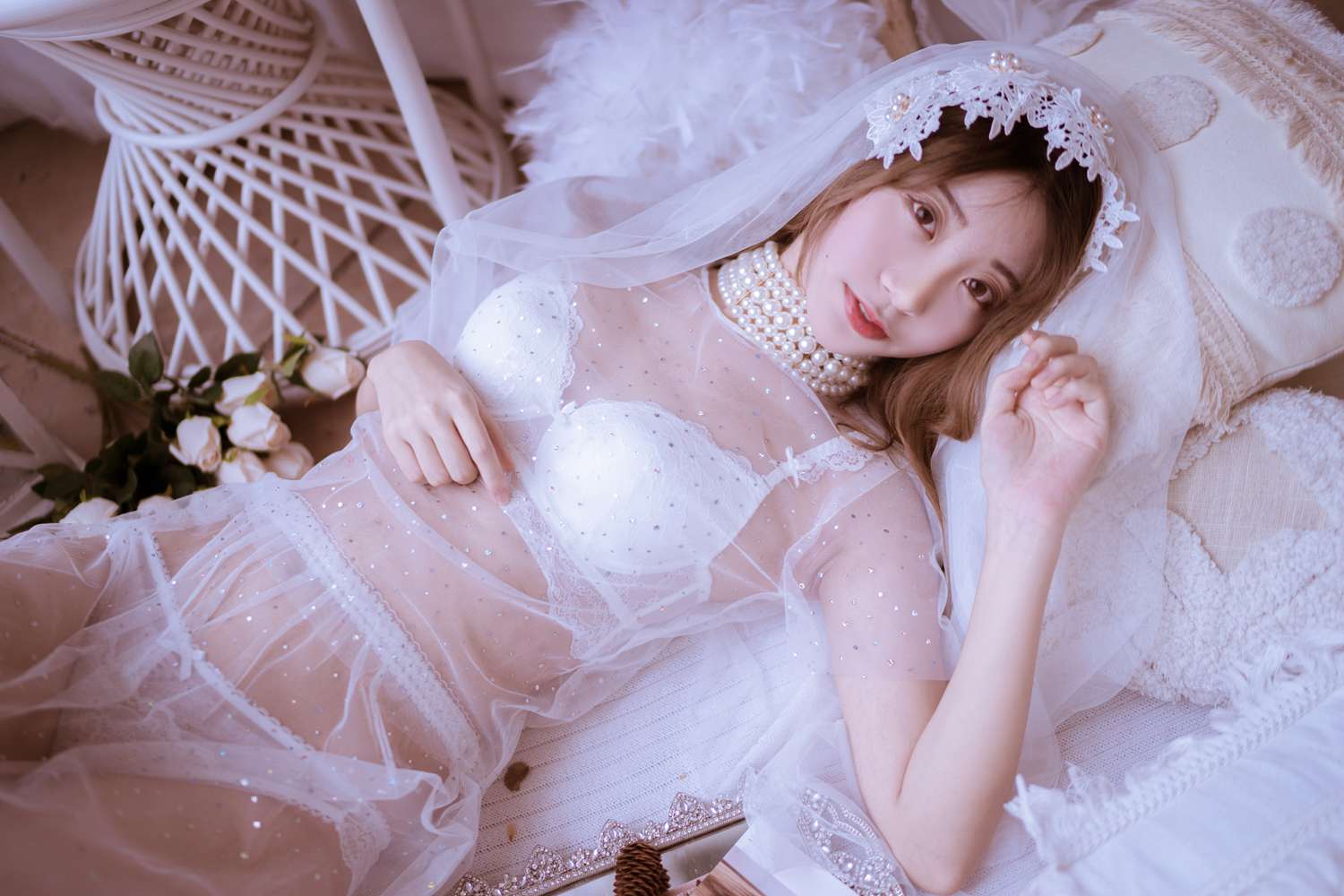 图片[19]-微博红人动漫Coser@黑川 年上彼女 白色婚纱 在线浏览 – 速更版-美库