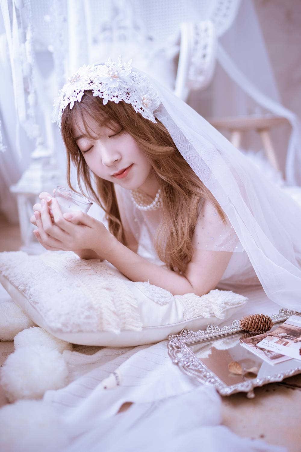 图片[14]-微博红人动漫Coser@黑川 年上彼女 白色婚纱 在线浏览 – 速更版-美库