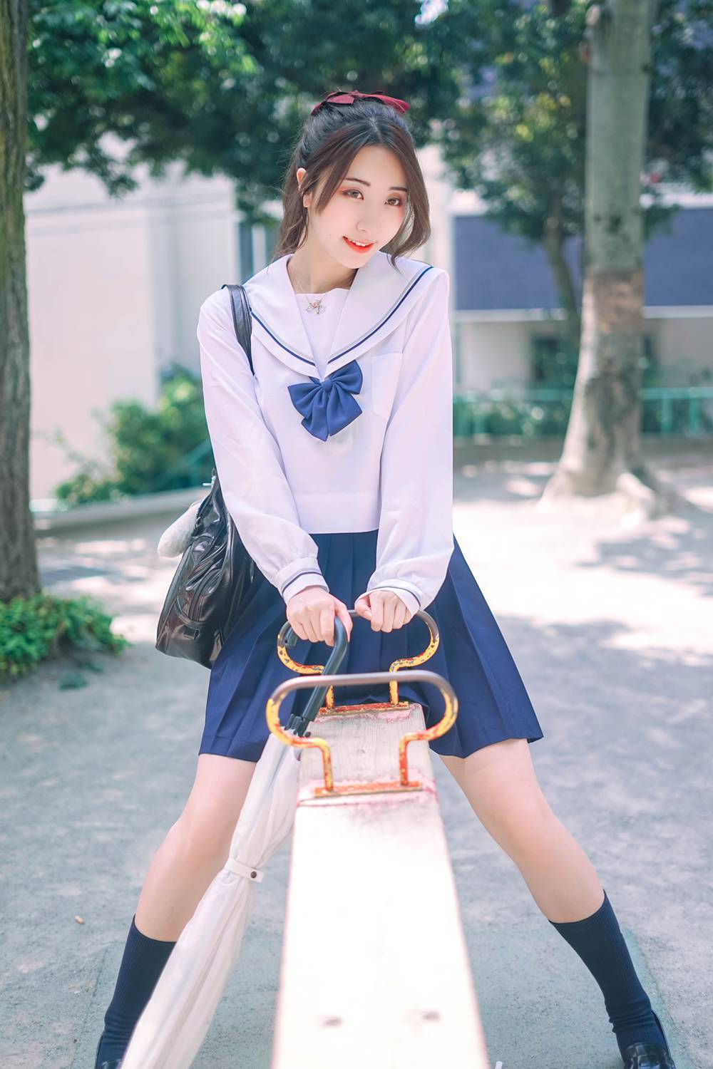 图片[19]-微博红人动漫Coser@黑川 单马尾制服 在线浏览 – 速更版-美库