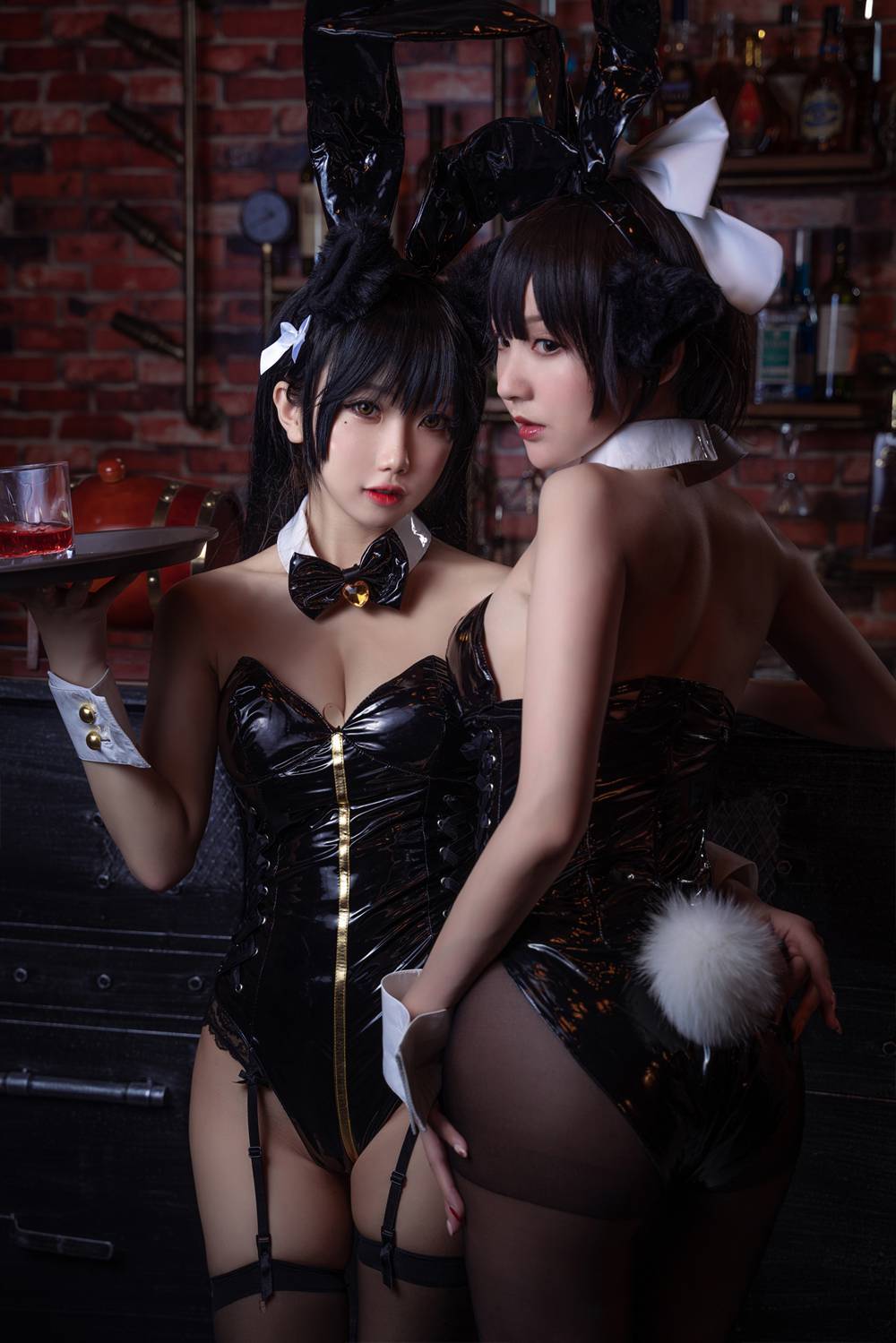 图片[20]-微博红人Coser@鬼畜摇 阿瑶大狗黑色同人兔女郎 在线浏览 – 速更版-美库