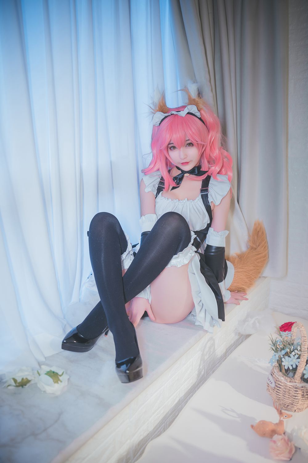 图片[15]-微博红人Coser@鬼畜摇 玉藻前女仆 在线浏览 – 速更版-美库