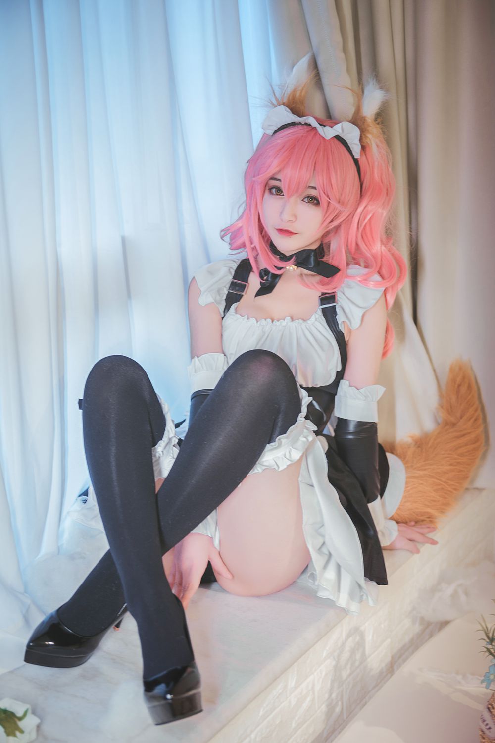 图片[16]-微博红人Coser@鬼畜摇 玉藻前女仆 在线浏览 – 速更版-美库