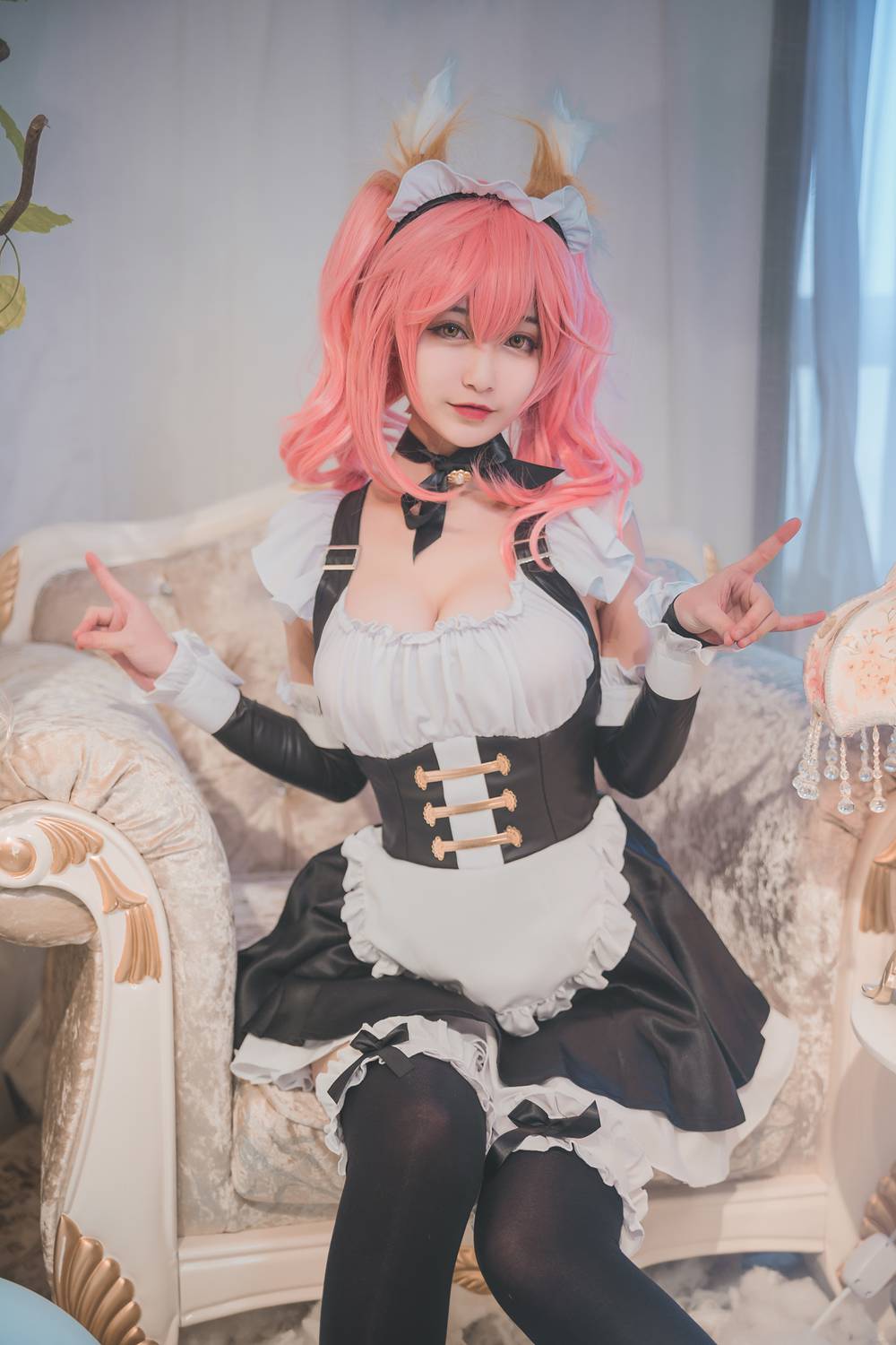 图片[20]-微博红人Coser@鬼畜摇 玉藻前女仆 在线浏览 – 速更版-美库