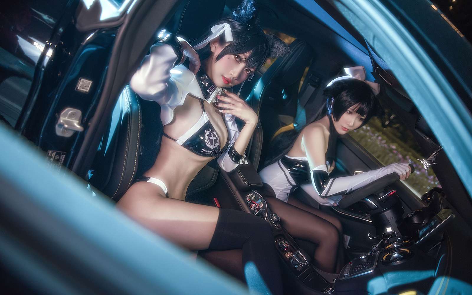图片[2]-微博红人Coser@鬼畜摇 爱宕赛车娘 在线浏览-翎羽暗房