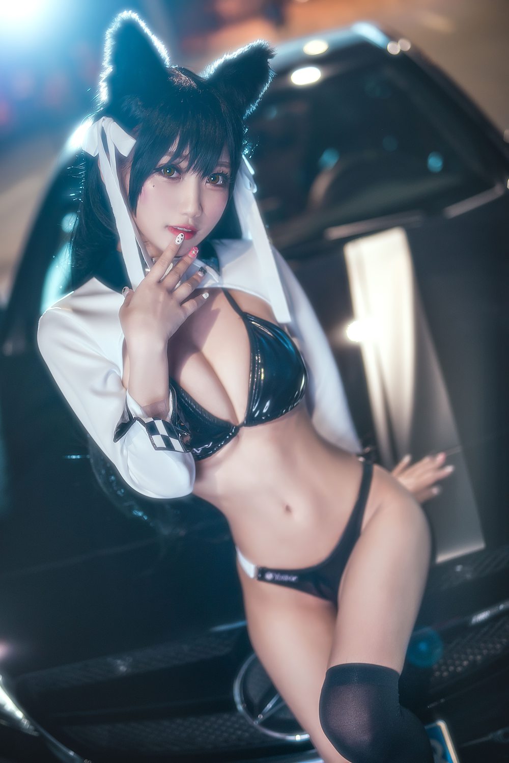 图片[10]-微博红人Coser@鬼畜摇 爱宕赛车娘 在线浏览 – 速更版-美库