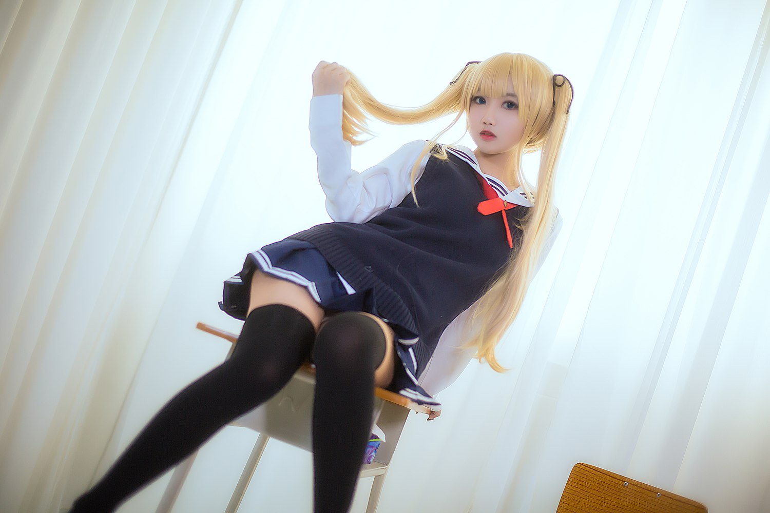 图片[12]-微博红人Coser@鬼畜摇 校服 在线浏览 – 速更版-美库