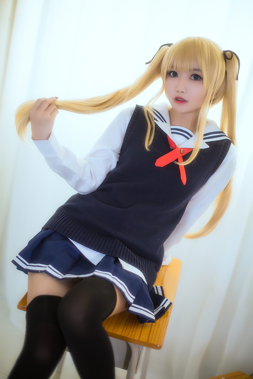 图片[13]-微博红人Coser@鬼畜摇 校服 在线浏览 – 速更版-美库