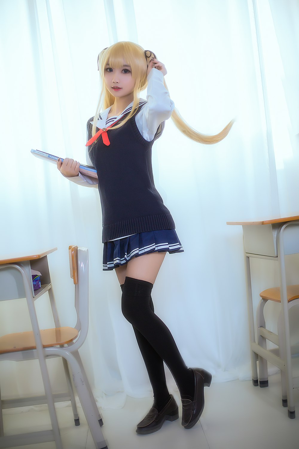 图片[15]-微博红人Coser@鬼畜摇 校服 在线浏览 – 速更版-美库
