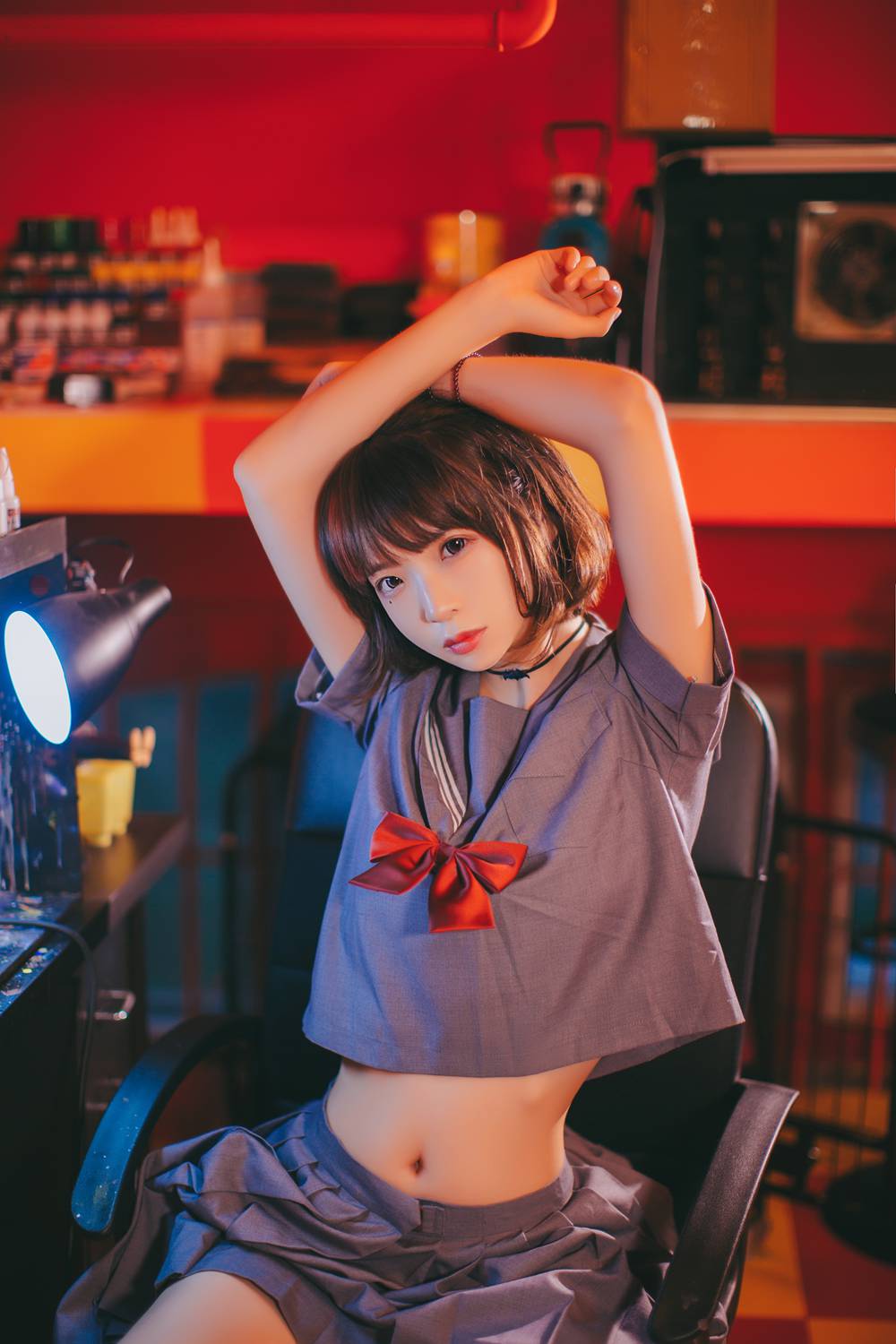 图片[10]-网红Coser@疯猫ss 暗黑JK 在线浏览 – 速更版-美库