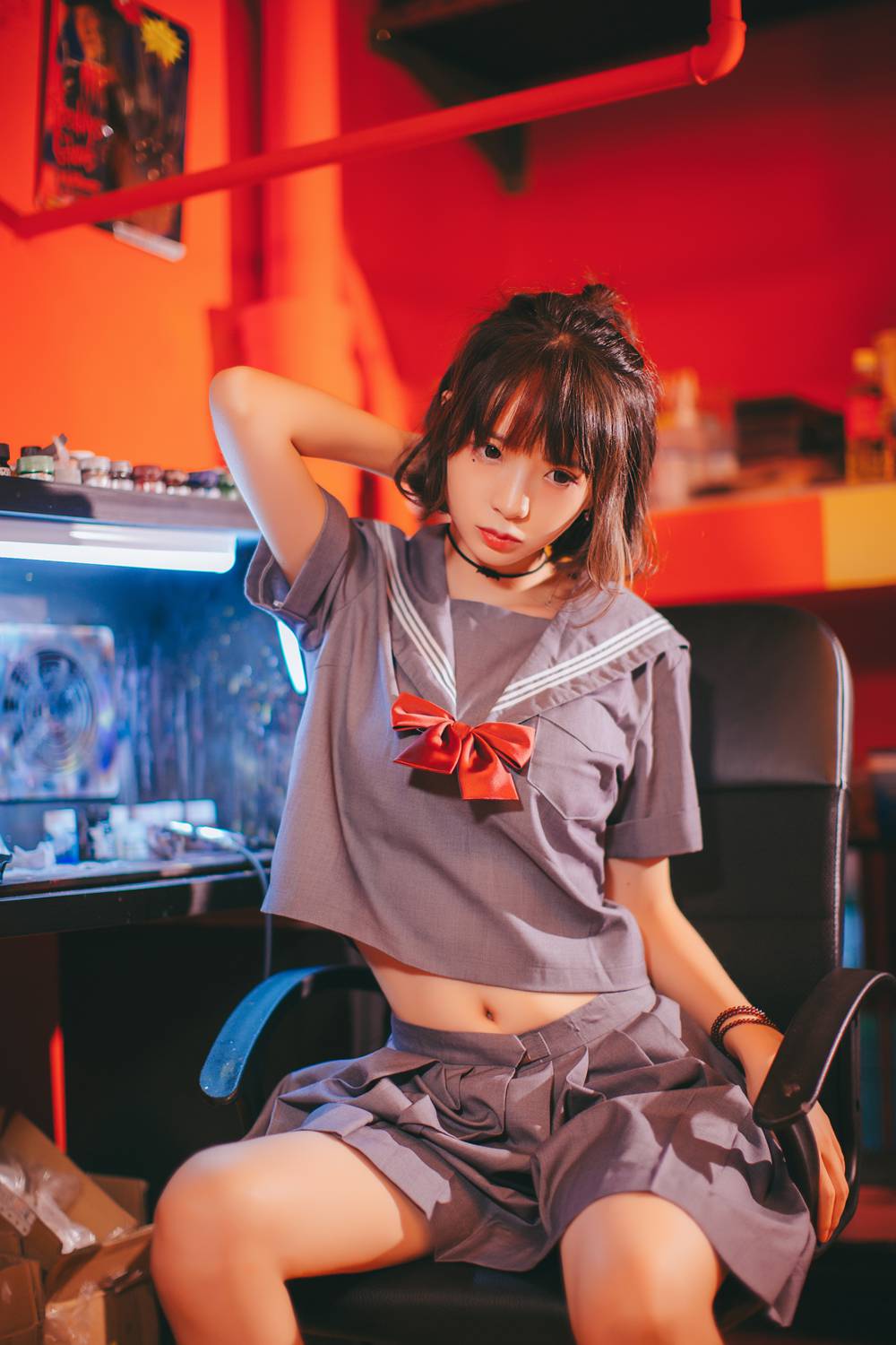 图片[11]-网红Coser@疯猫ss 暗黑JK 在线浏览 – 速更版-美库