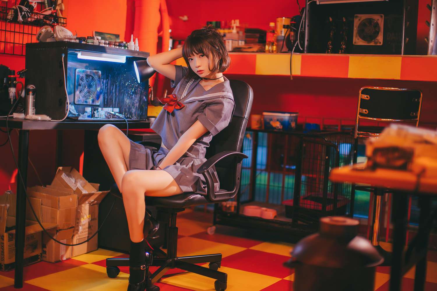 图片[12]-网红Coser@疯猫ss 暗黑JK 在线浏览 – 速更版-美库