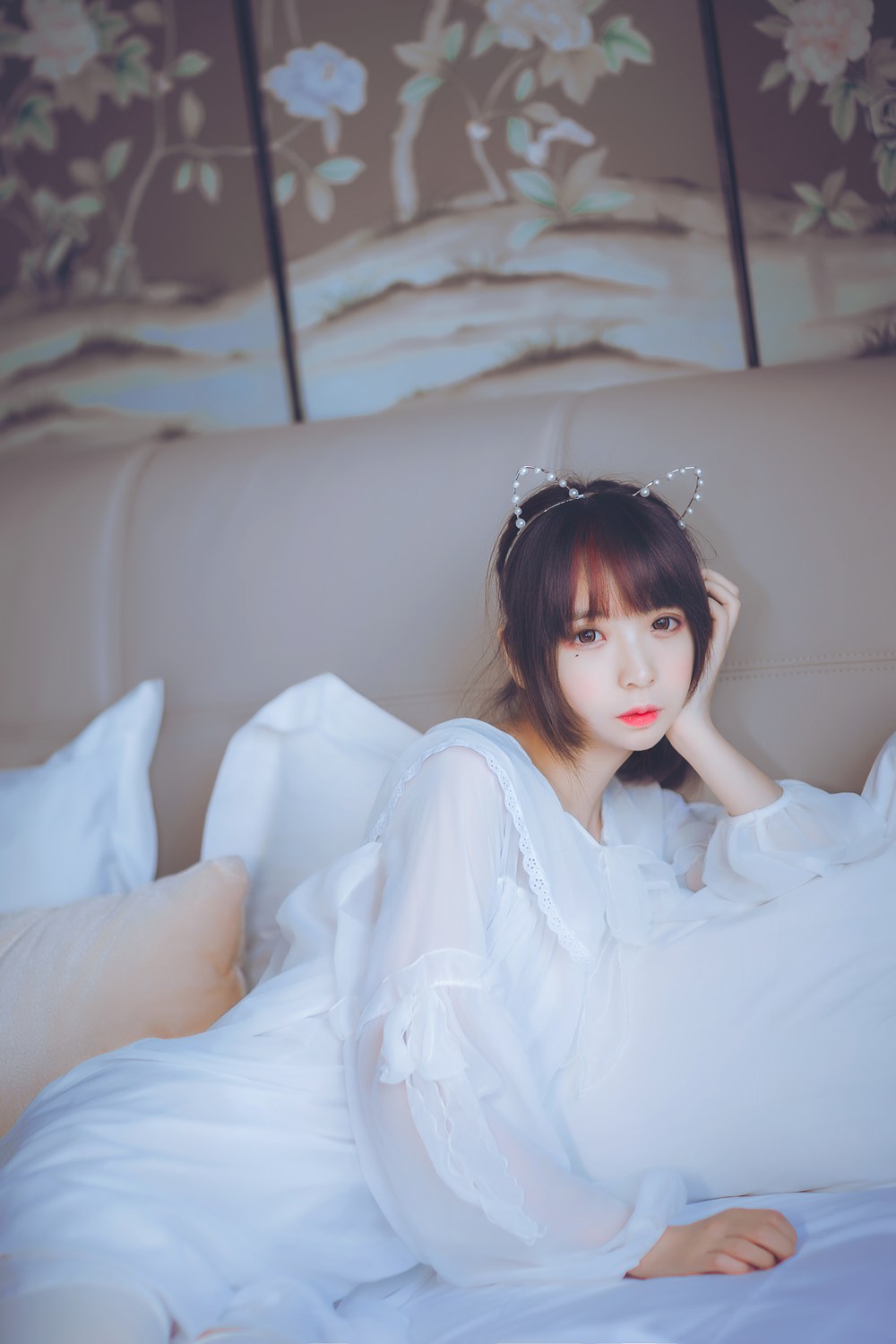 图片[18]-网红Coser@疯猫ss 白色睡衣 在线浏览 – 速更版-美库