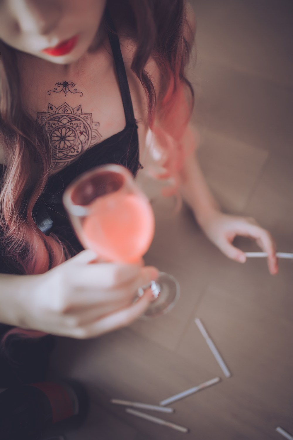 图片[10]-网红Coser@疯猫ss 黑色吊带袜 在线浏览 – 速更版-美库