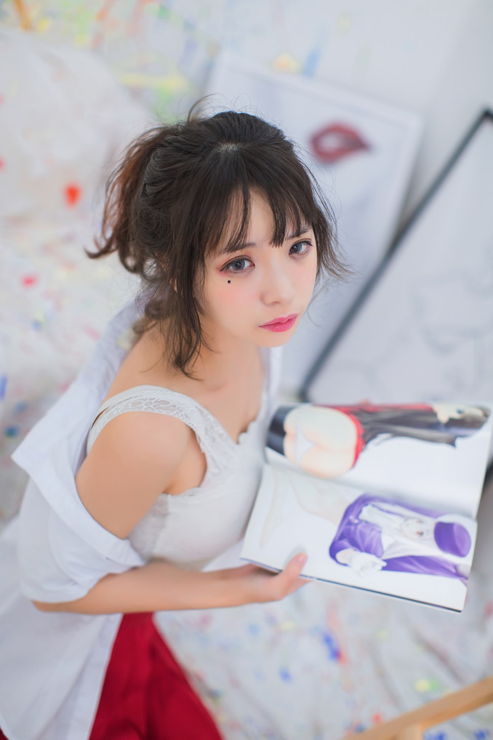 图片[11]-网红Coser@疯猫ss 画室JK 在线浏览 – 速更版-美库