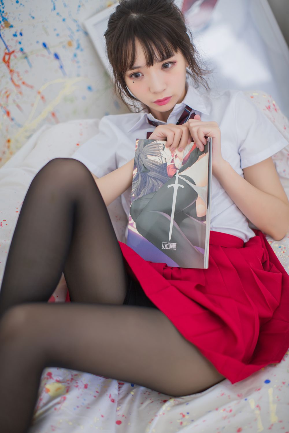 图片[13]-网红Coser@疯猫ss 画室JK 在线浏览 – 速更版-美库