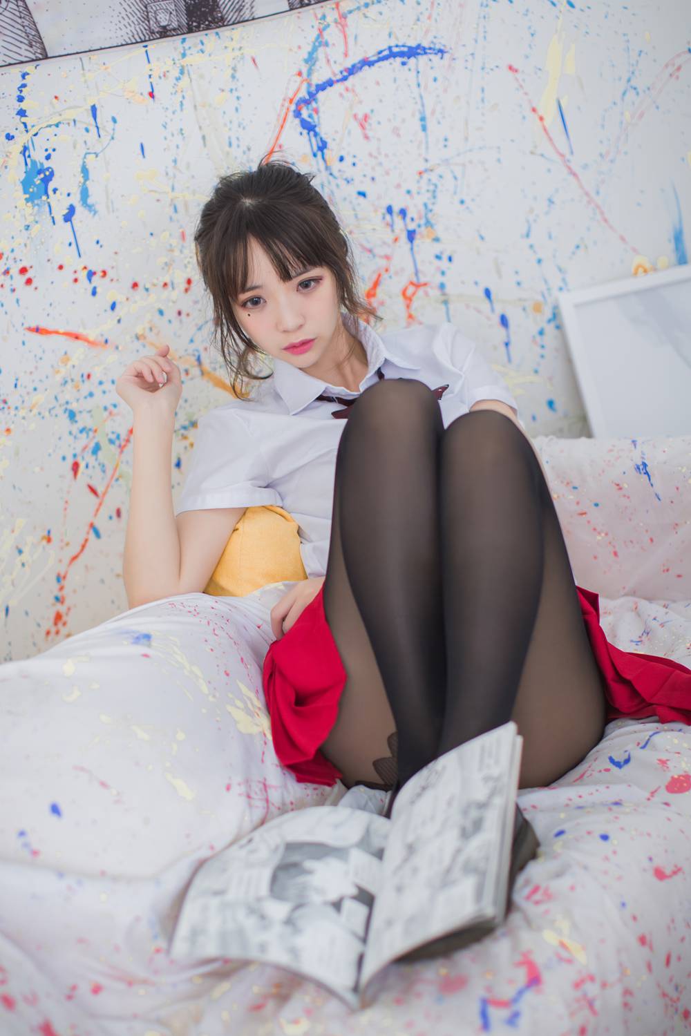 图片[15]-网红Coser@疯猫ss 画室JK 在线浏览 – 速更版-美库