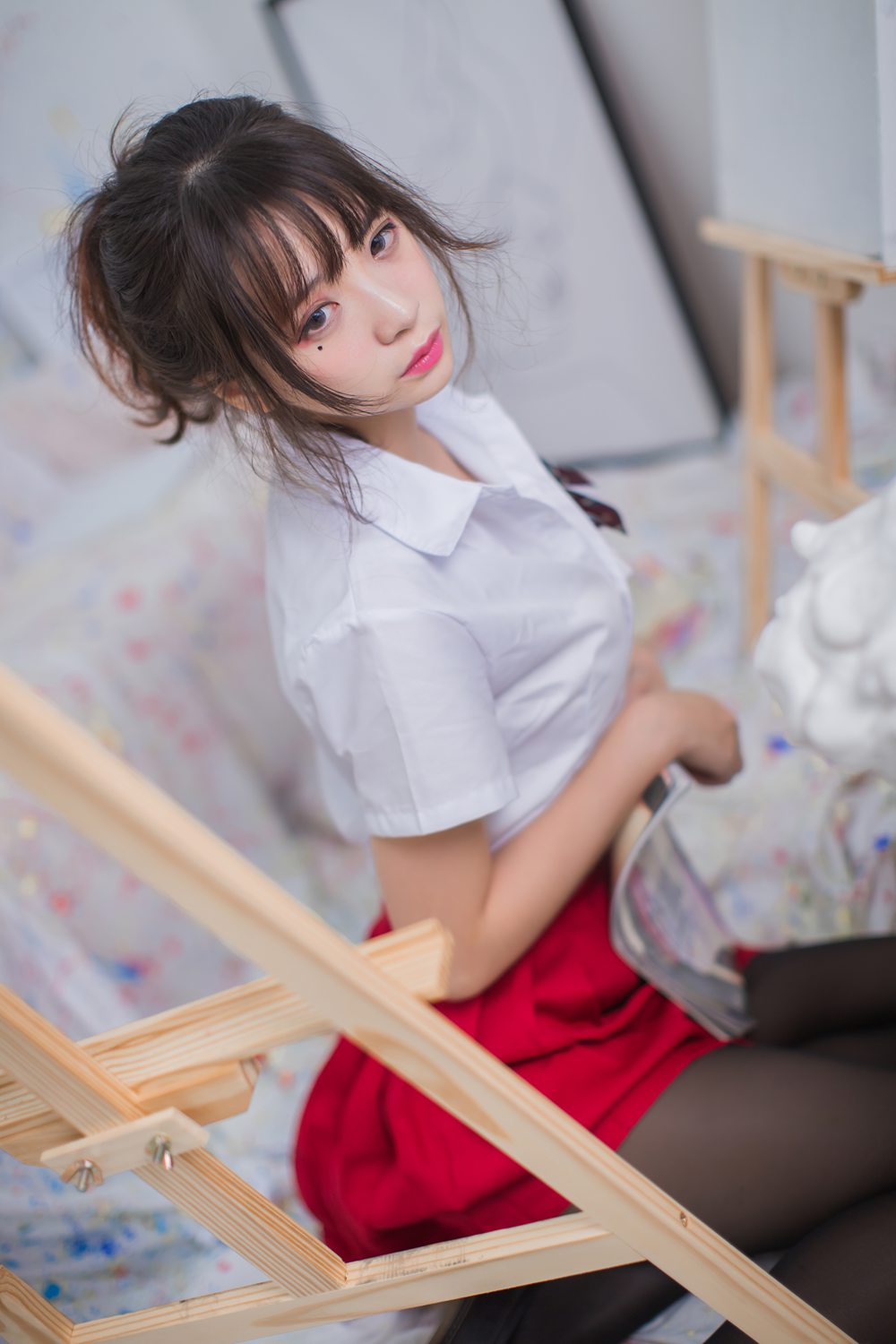 图片[20]-网红Coser@疯猫ss 画室JK 在线浏览 – 速更版-美库