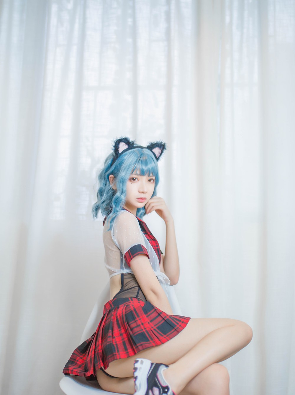 图片[17]-网红Coser@疯猫ss 蓝发 在线浏览 – 速更版-美库