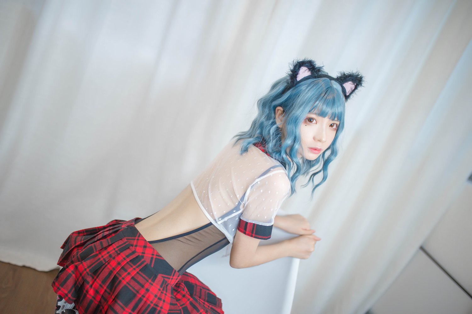 图片[19]-网红Coser@疯猫ss 蓝发 在线浏览 – 速更版-美库