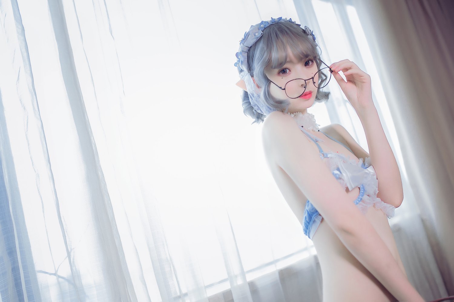 图片[22]-网红Coser@疯猫ss 蓝色精灵 在线浏览 – 速更版-美库