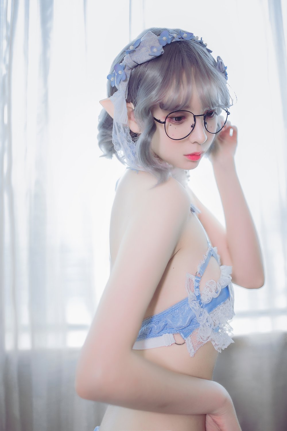 图片[24]-网红Coser@疯猫ss 蓝色精灵 在线浏览 – 速更版-美库