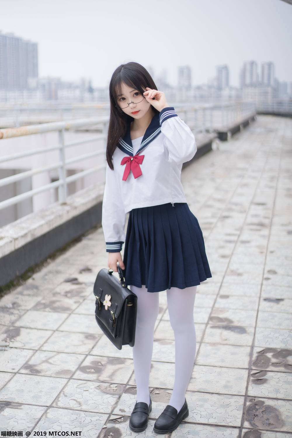 图片[40]-[喵糖映画] VOL.067 半度度度喵 喵喵的白丝水手服 在线浏览 – 速更版-美库