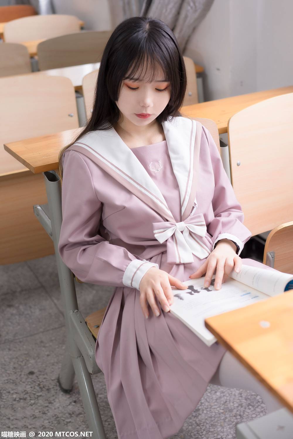 图片[12]-[喵糖映画] VOL.074 半度度度喵 粉色JK小姐姐 在线浏览 – 速更版-美库