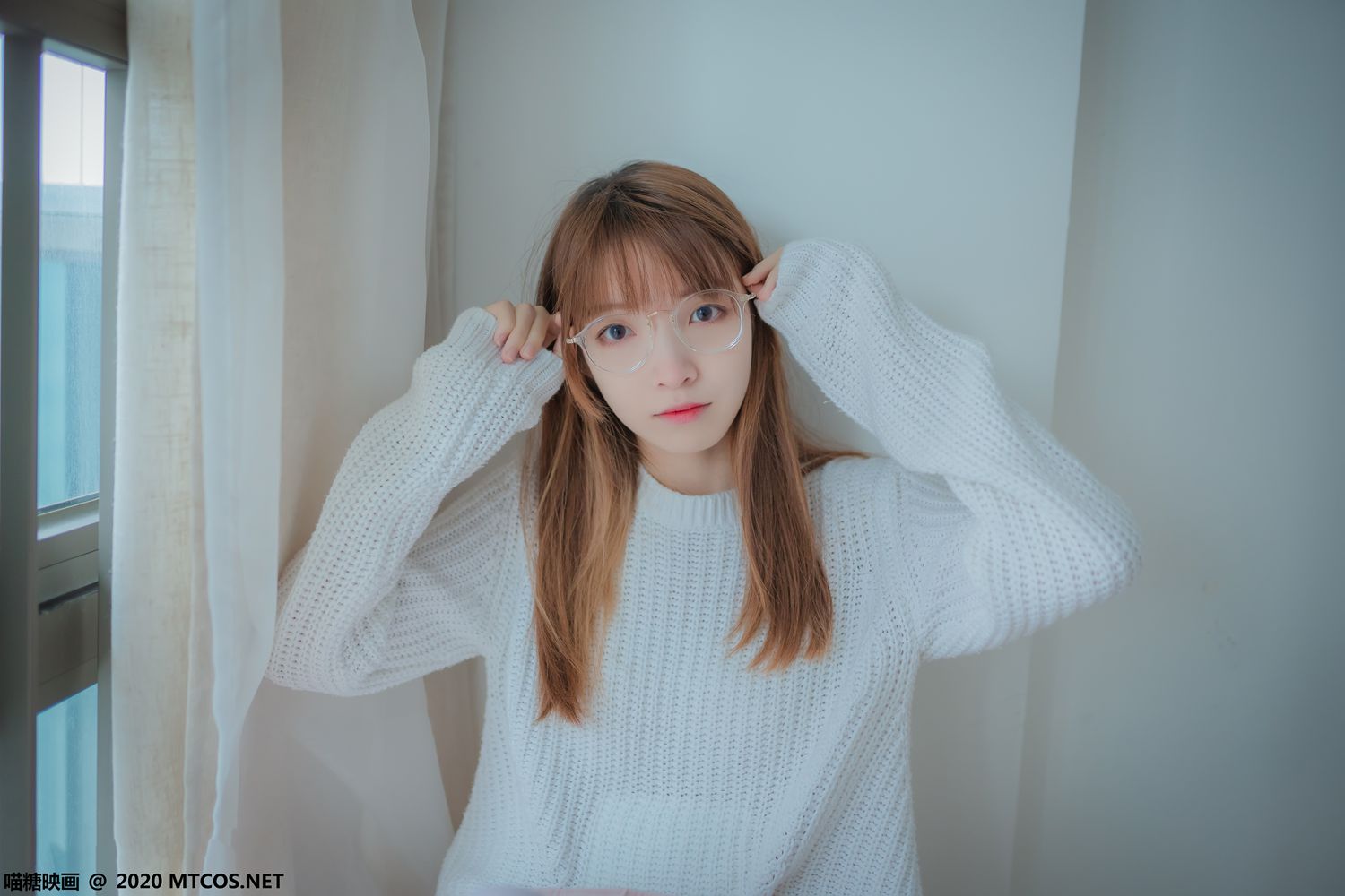 图片[42]-[喵糖映画] VOL.077 粉格裙的眼镜娘 在线浏览 – 速更版-美库