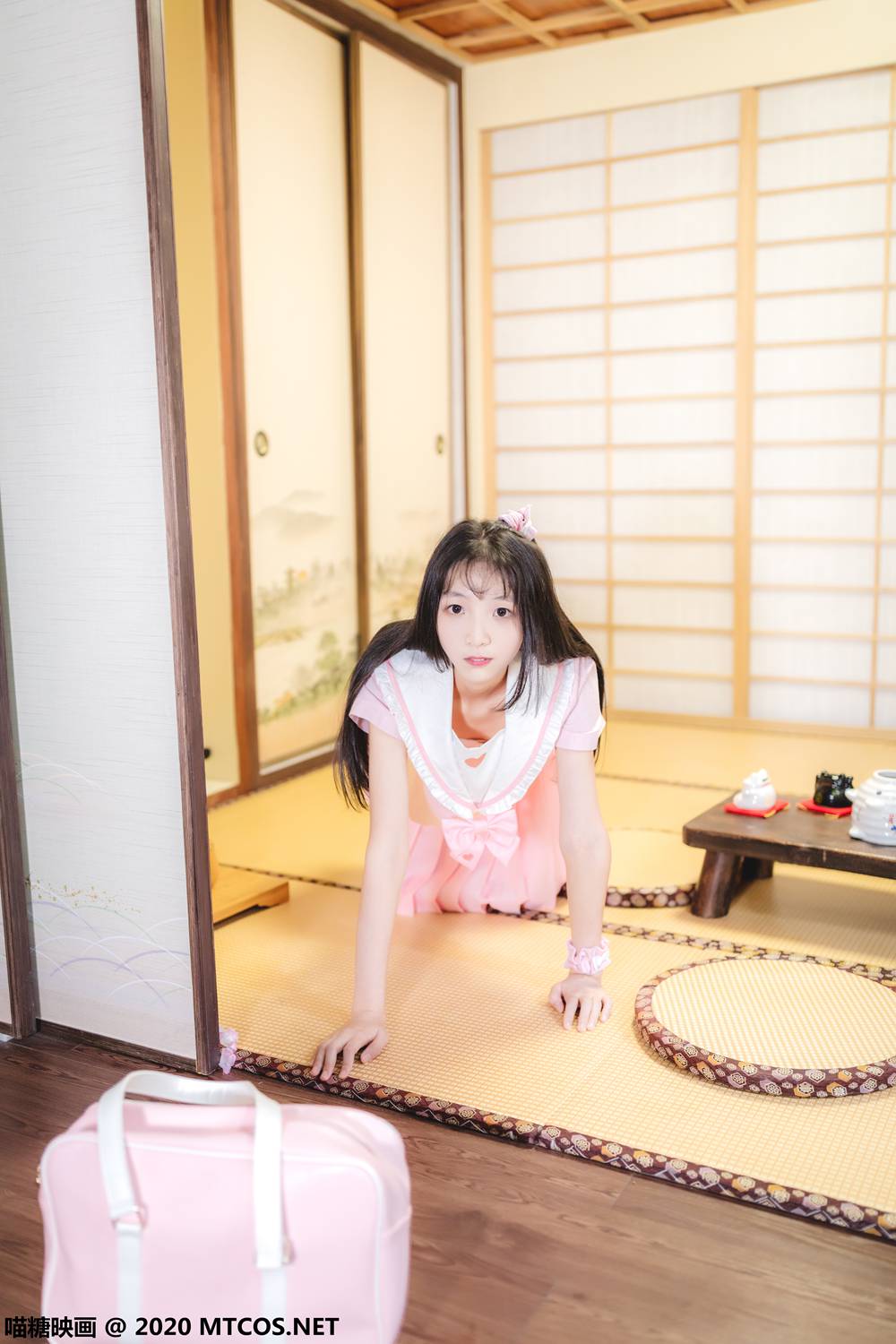 图片[15]-[喵糖映画] VOL.087 日系粉色JK 在线浏览 – 速更版-美库