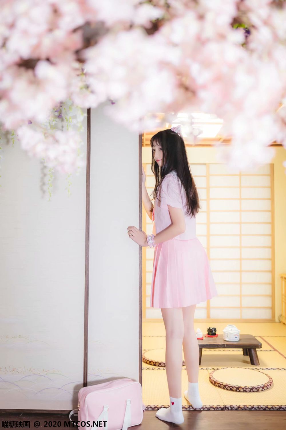 图片[17]-[喵糖映画] VOL.087 日系粉色JK 在线浏览 – 速更版-美库