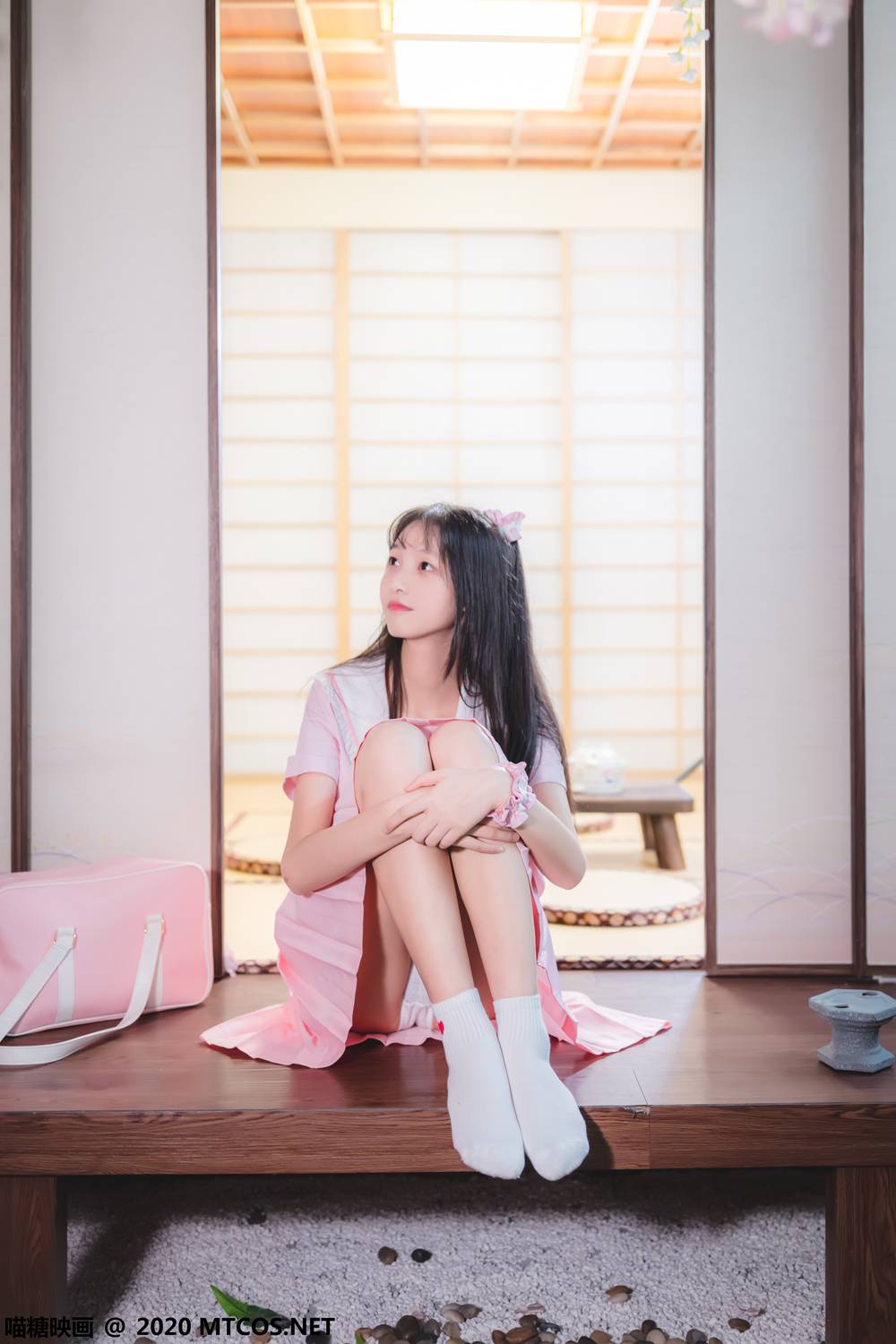 图片[19]-[喵糖映画] VOL.087 日系粉色JK 在线浏览 – 速更版-美库