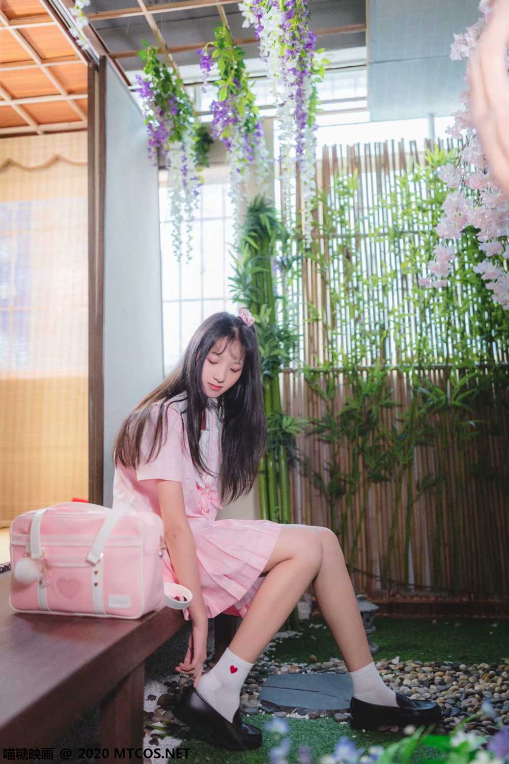 图片[35]-[喵糖映画] VOL.087 日系粉色JK 在线浏览 – 速更版-美库