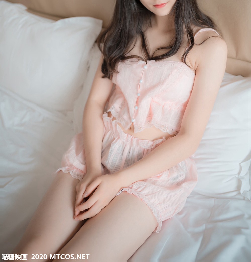 图片[10]-[喵糖映画] VOL.104 粉色吊带睡衣 在线浏览 – 速更版-美库
