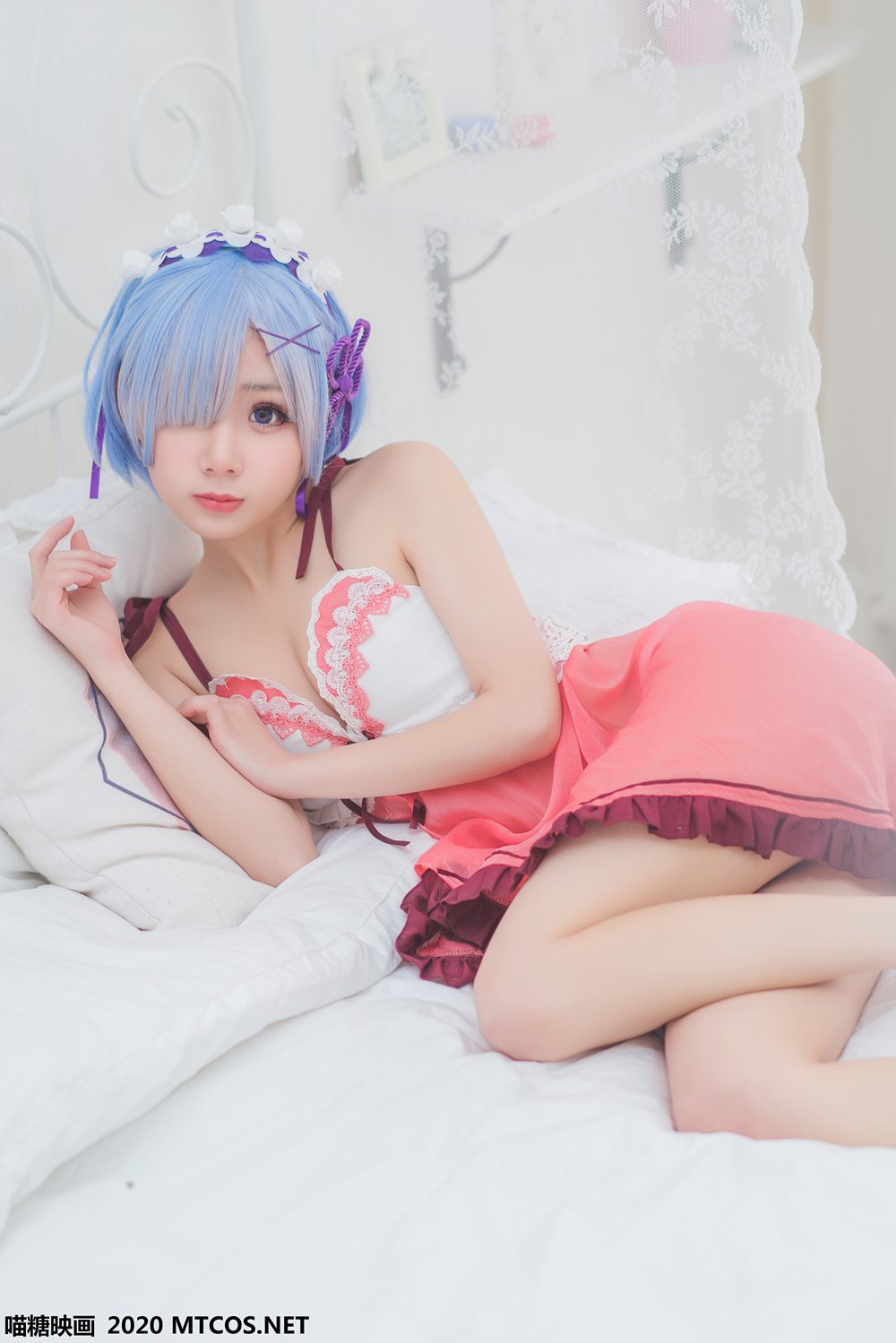 图片[23]-[喵糖映画] VOL.112 蕾姆睡衣 在线浏览 – 速更版-美库