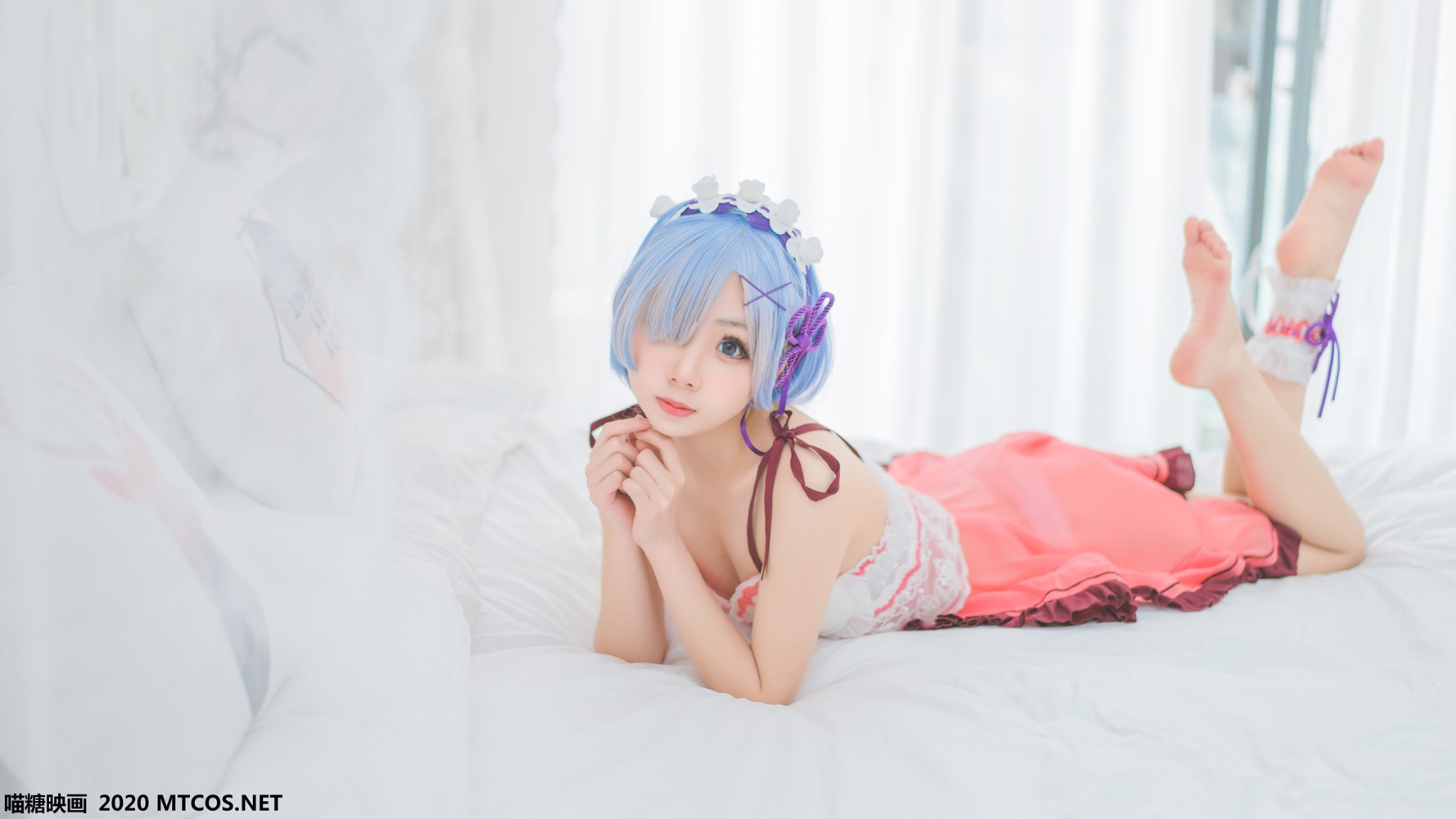 图片[24]-[喵糖映画] VOL.112 蕾姆睡衣 在线浏览 – 速更版-美库